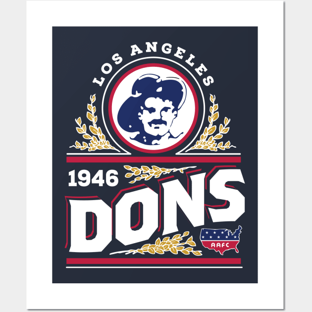 Los Angeles Dons Wall Art by MindsparkCreative